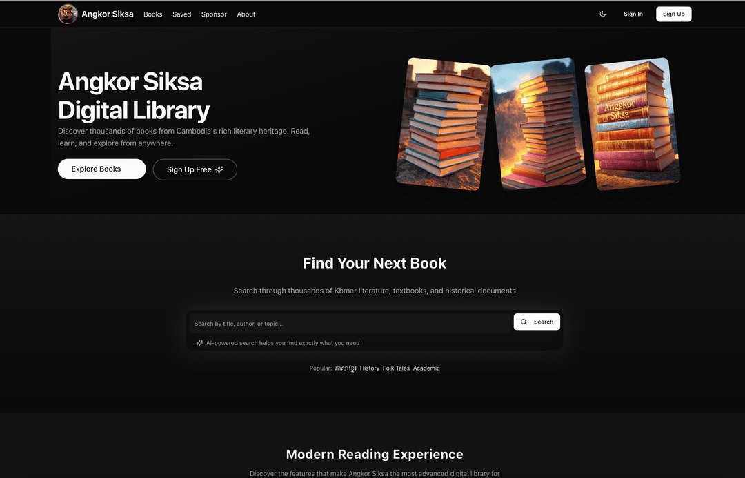 Angkor Siksa - E-Library